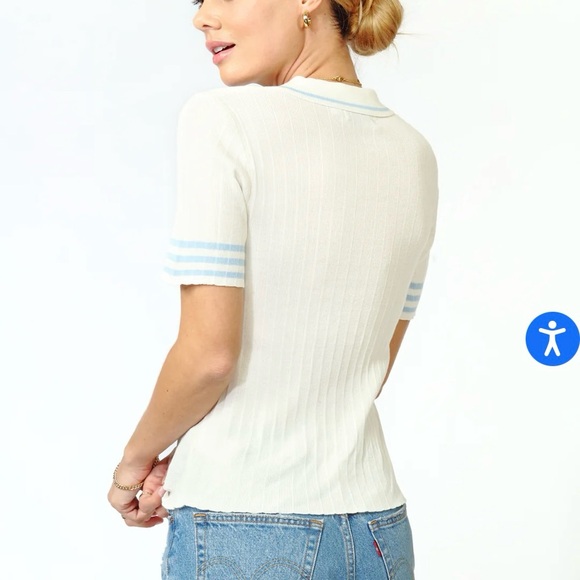 Greylin Bruna Knit Collared Top - Brand New with tags - Picture 11 of 12